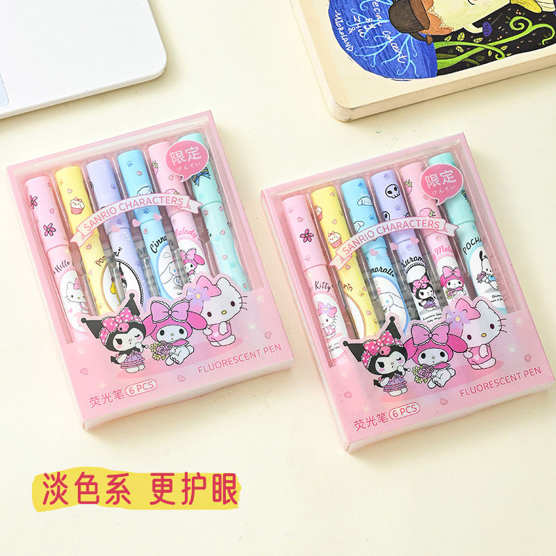 Picture of Kawaii Fluorescent Marker Set