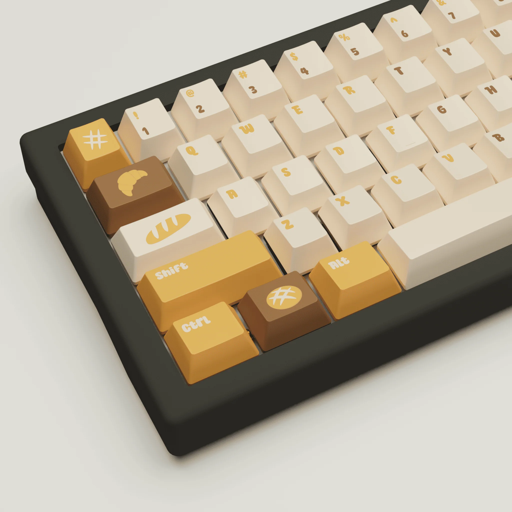 Picture of Fresh Bakes Design Keycaps and Mechanical Keyboard