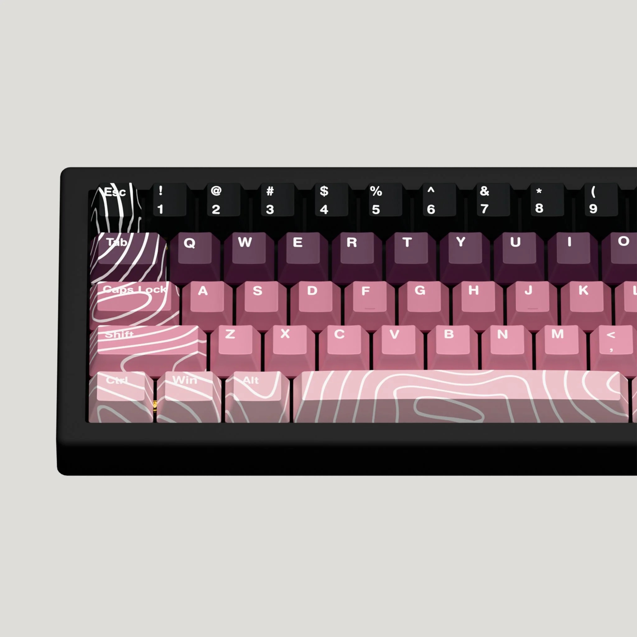 Picture of Blackberry Design Keycaps and Mechanical Keyboard